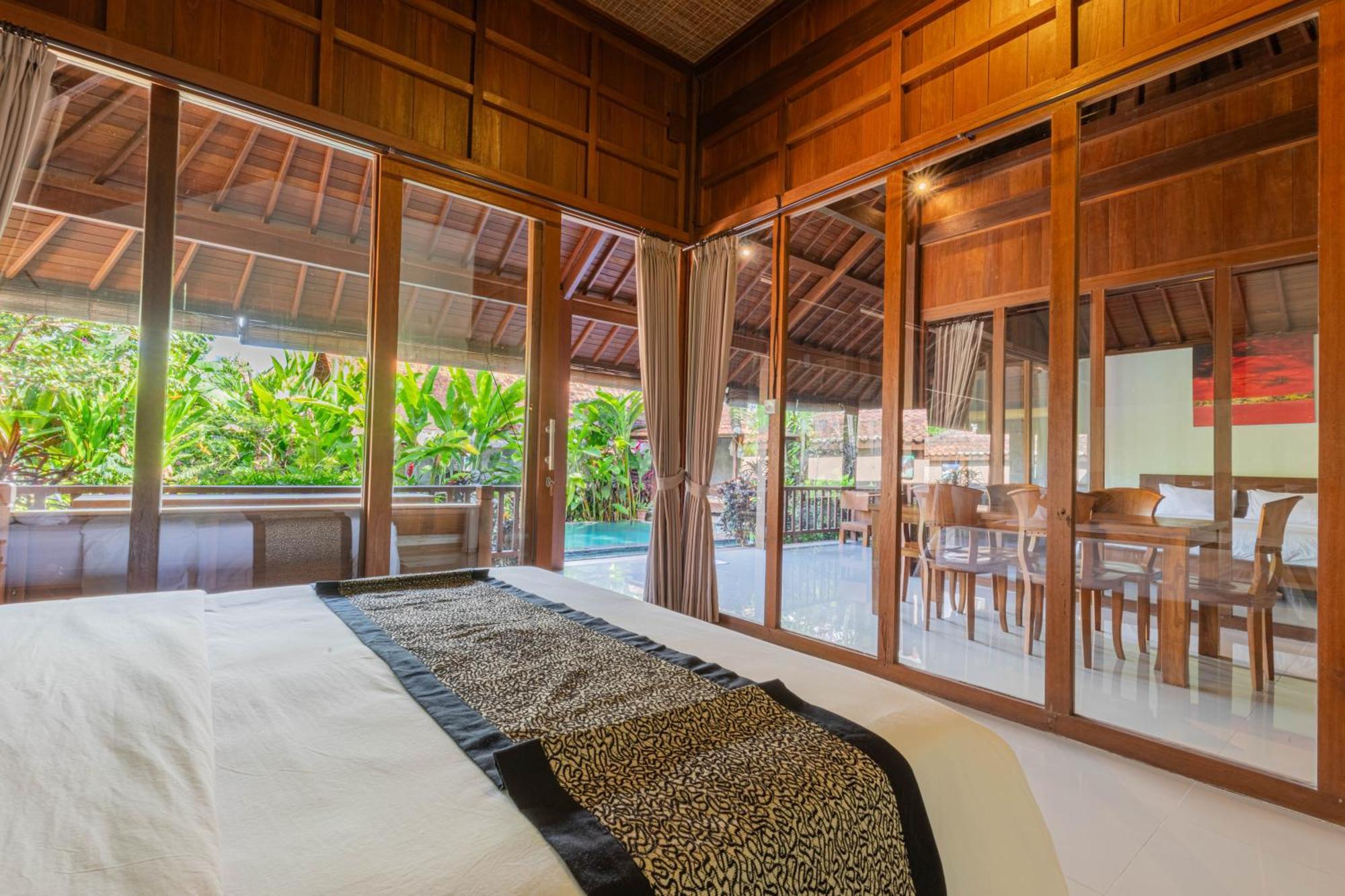 Sari Bamboo Bungalows Ubud Exterior foto
