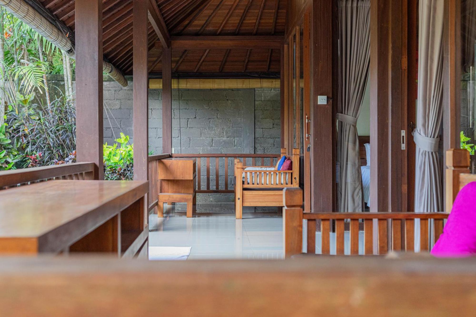 Sari Bamboo Bungalows Ubud Quarto foto